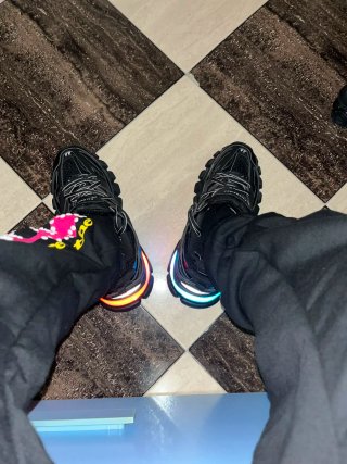 Balenciaga Track LED Zapatillas Negras