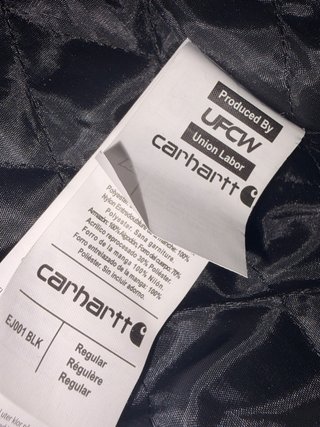 Chaqueta Carhartt Active Talla M Negra