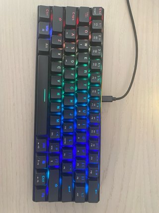 Teclado Gaming Motosped CK61 Compacto