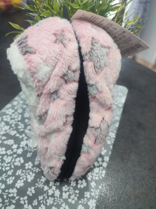 Pantofole donna 36/37 rosa e bianche