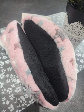 Pantofole donna 36/37 rosa e bianche