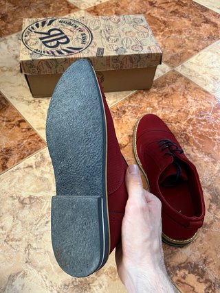 Zapatos Ante Roberto Bassi Rojos