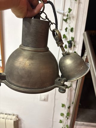 Lámpara Techo Diseño Industrial Metal Costo 400€