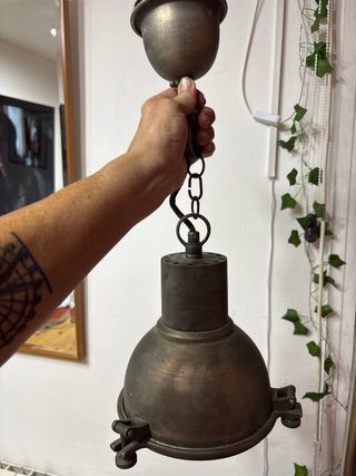 Lámpara Techo Diseño Industrial Metal Costo 400€