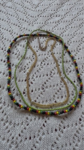 Set 3 collane boho multicolor