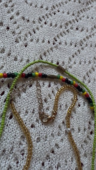 Set 3 collane boho multicolor