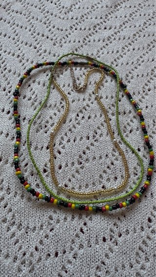 Set 3 collane boho multicolor