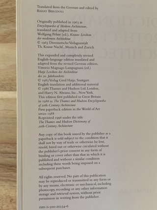 Diccionario Thames and Hudson de Arquitectura
