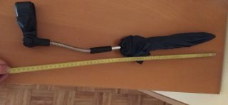 Sombrilla para carrito de bebé azul