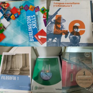 Lote de libros 1° Bachillerato