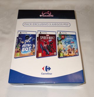 Confezione esterna pack gaming Carrefour PS5