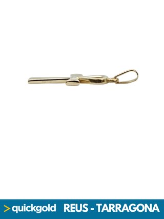 035-1124 CRUZ ORO 18K ANKH