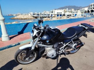 BMW R 1200 R classicte Negra y blanca