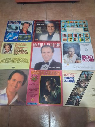 9 Vinilos LP Manolo Escobar