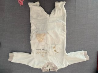 Lote de 4 Pijamas Bebé 1-3M Manga Larga