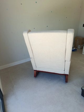 Sillón Mecedora Yaheetech beige SIN ESTRENAR