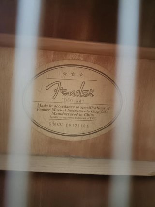 Guitarra Acústica Fender CD-60