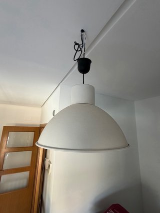 Lámpara de techo blanca colgante