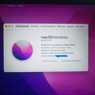 Apple MacBook Pro 13 Plata