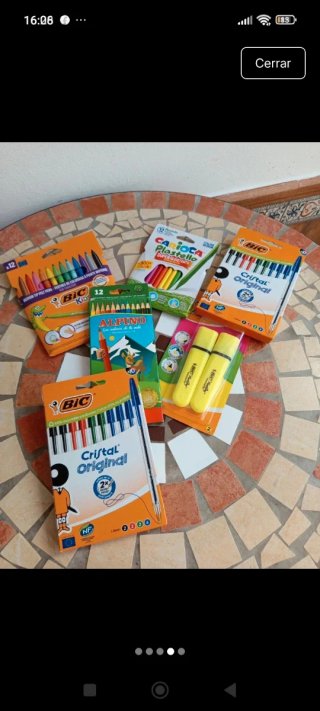 Material escolar BIC, Alpino y Carioca