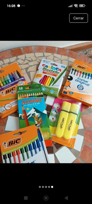 Material escolar BIC, Alpino y Carioca