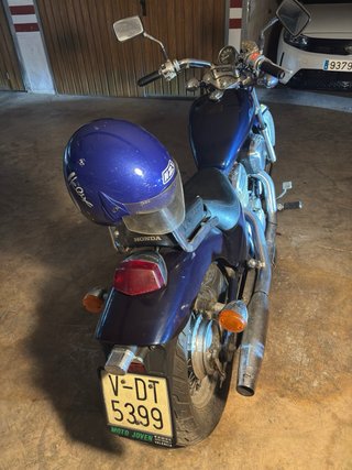 Honda Shadow 600 Azul Cruiser