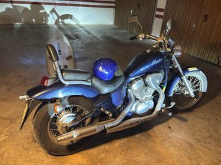 Honda Shadow 600 Azul Cruiser