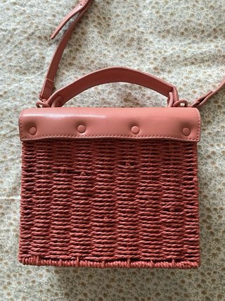 Bolso Jo & Mr. Joe ratán rosa