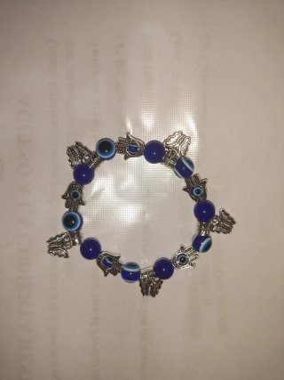 Pulsera Ojo Turco y Mano de Fátima