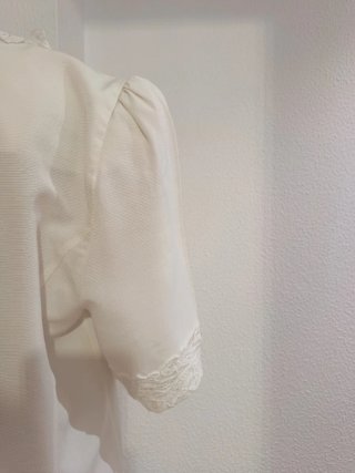Conjunto falda y blusa blanco