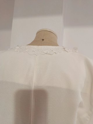 Conjunto falda y blusa blanco