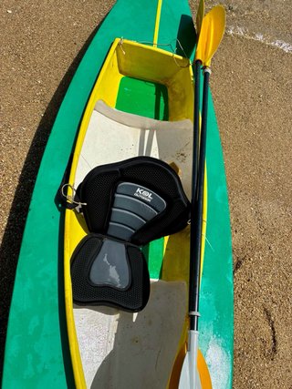 Canoa de poliéster para 2 personas