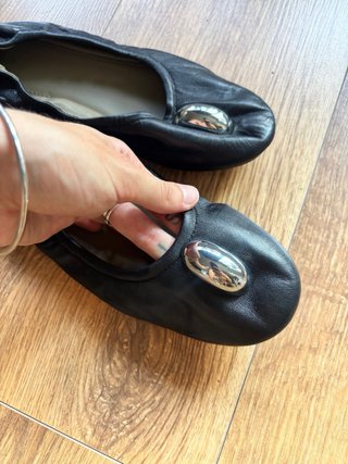 Bailarinas Zara Piel Talla 38 nuevas
