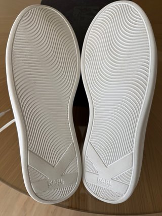 Zapatillas Karl Lagerfeld Kapri Blancas y Negras