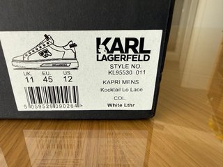 Zapatillas Karl Lagerfeld Kapri Blancas y Negras