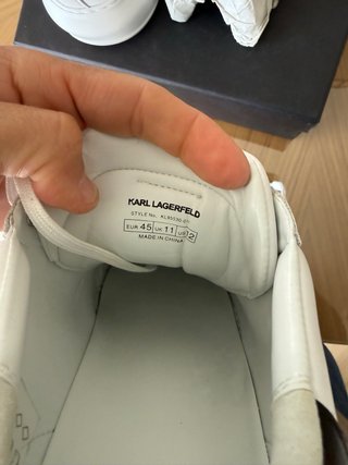 Zapatillas Karl Lagerfeld Kapri Blancas y Negras