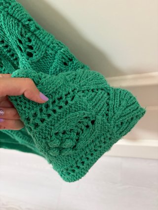 Jersey verde. Zara. Talla S.