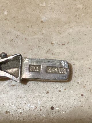 Pulsera de 20 gramos, plata de ley 925.