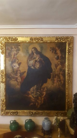 Óleo atribuido a Fco Herrera El Viejo