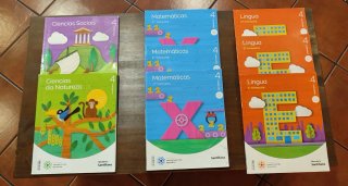 Libros escolares  Idioma Gallego  Mates Castellano