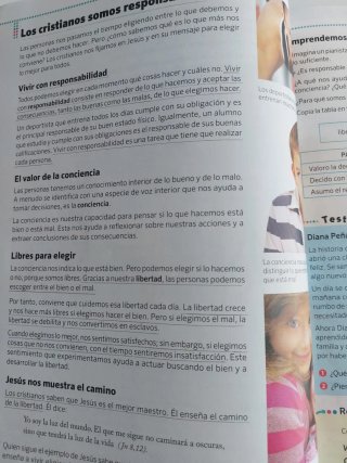 Religión católica, 5 Primaria Nuevo Kairé