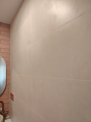 Azulejo porcelánico efecto cemento beige