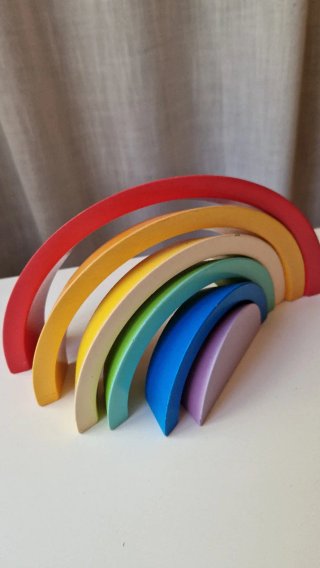 Arcoíris de madera Hape