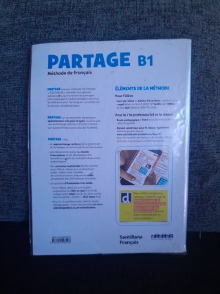 Libro francés 1° Bachillerato Partage
