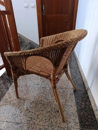 Silla de ratán IKEA