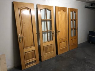 Puertas de roble macizo