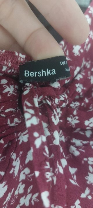 Vestido midi con estampado floral