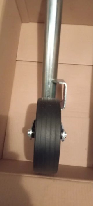 Rueda Jockey 60mm remolque caravana barco