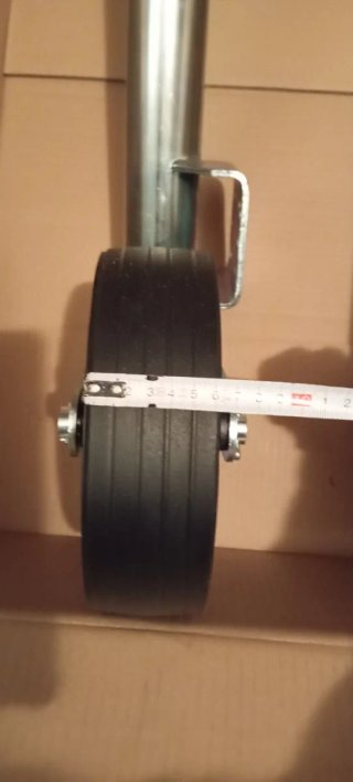 Rueda Jockey 60mm remolque caravana barco