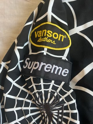 Supreme Vanson Spiderman Hoodie Talla M
